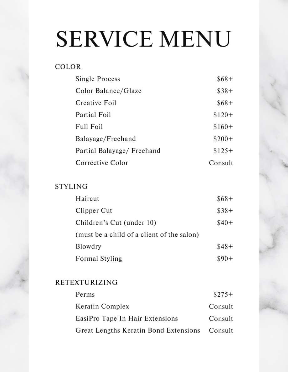 Service Menu (2)